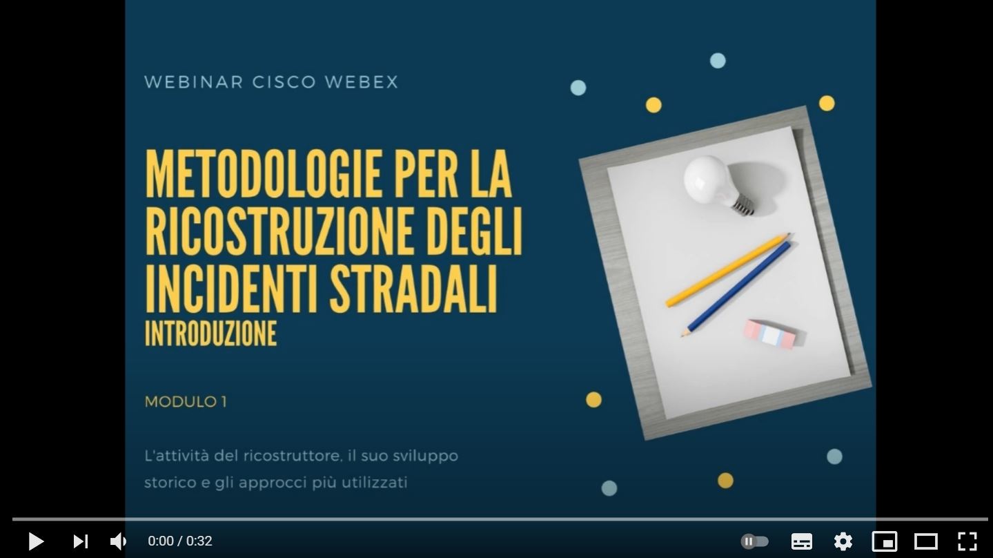 Presentazione del corso Metodologie di Ricostruzione Modulo 1