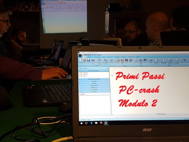 Primi passi per usare PC-Crash - Modulo 2