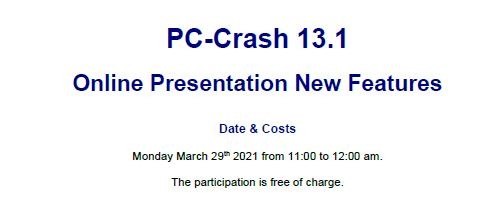 Convegno Internazionale PC-Crash Pasqua 2021